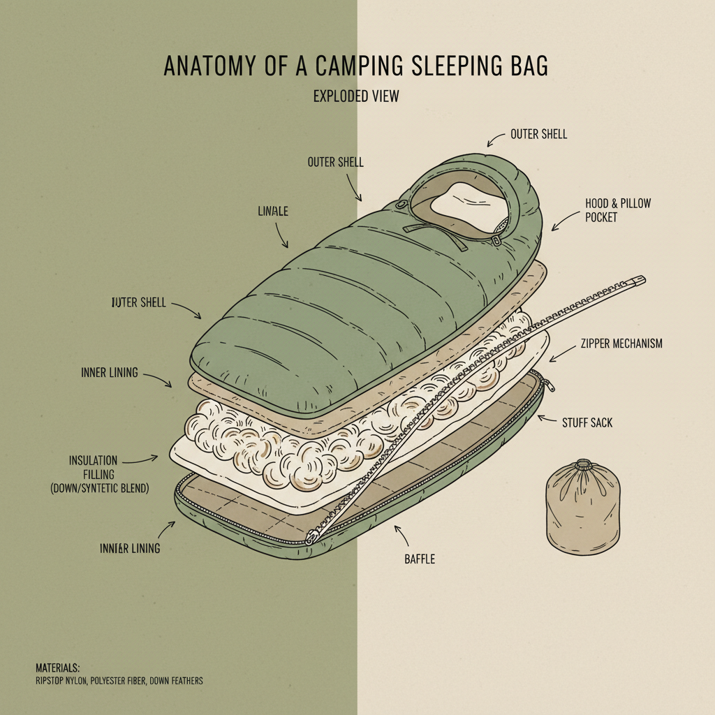 Exploring Durability and Design in Modern Camping Sleeping Bag Technology