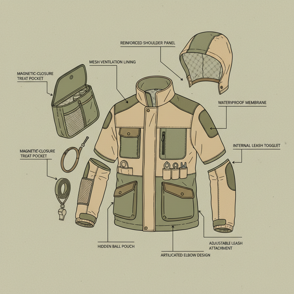 Designing the Ultimate Dog Trainer Jacket for Durability and Practical Use