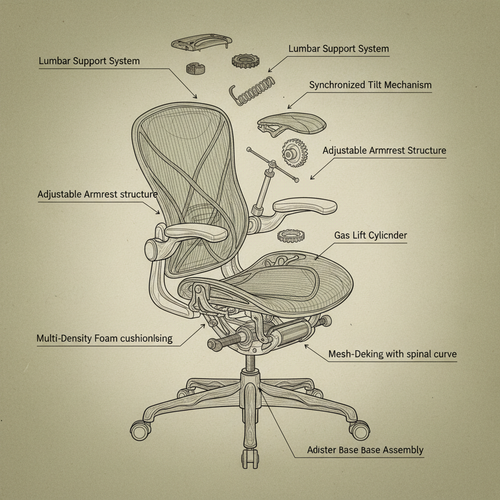 Prioritizing Durability and Comfort in ergononic office chair Design