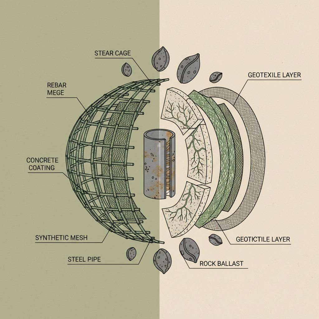 Concrete Weight Coating Pipe Mesh for Reliable Infrastructure Protection