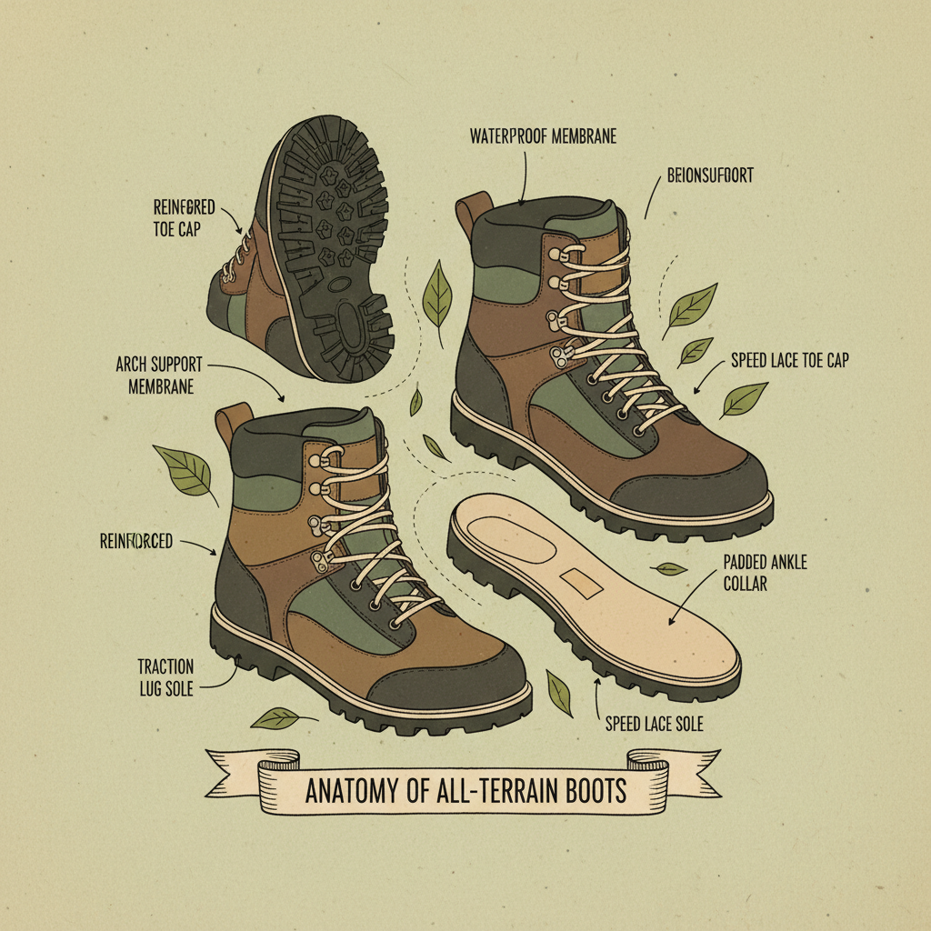 hunting and fishing hiking boots