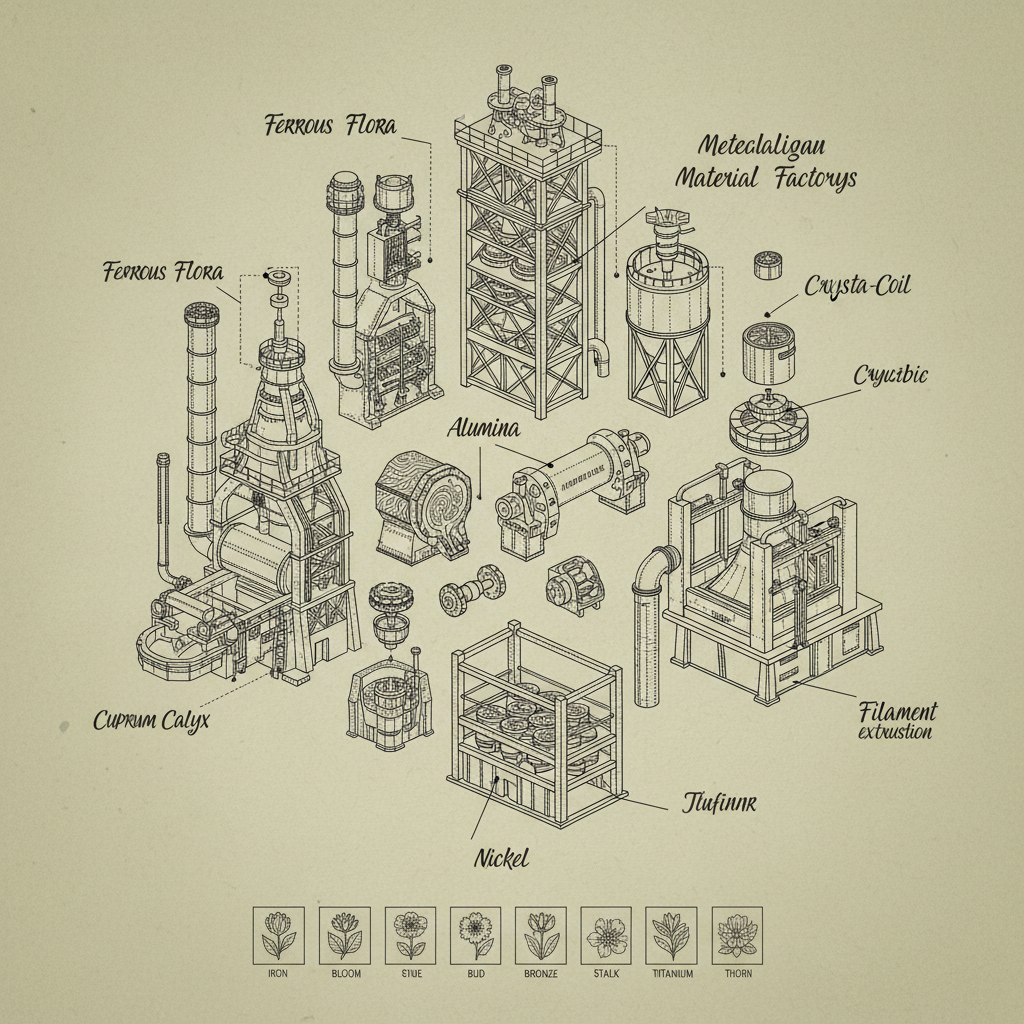 metallurgical material factories