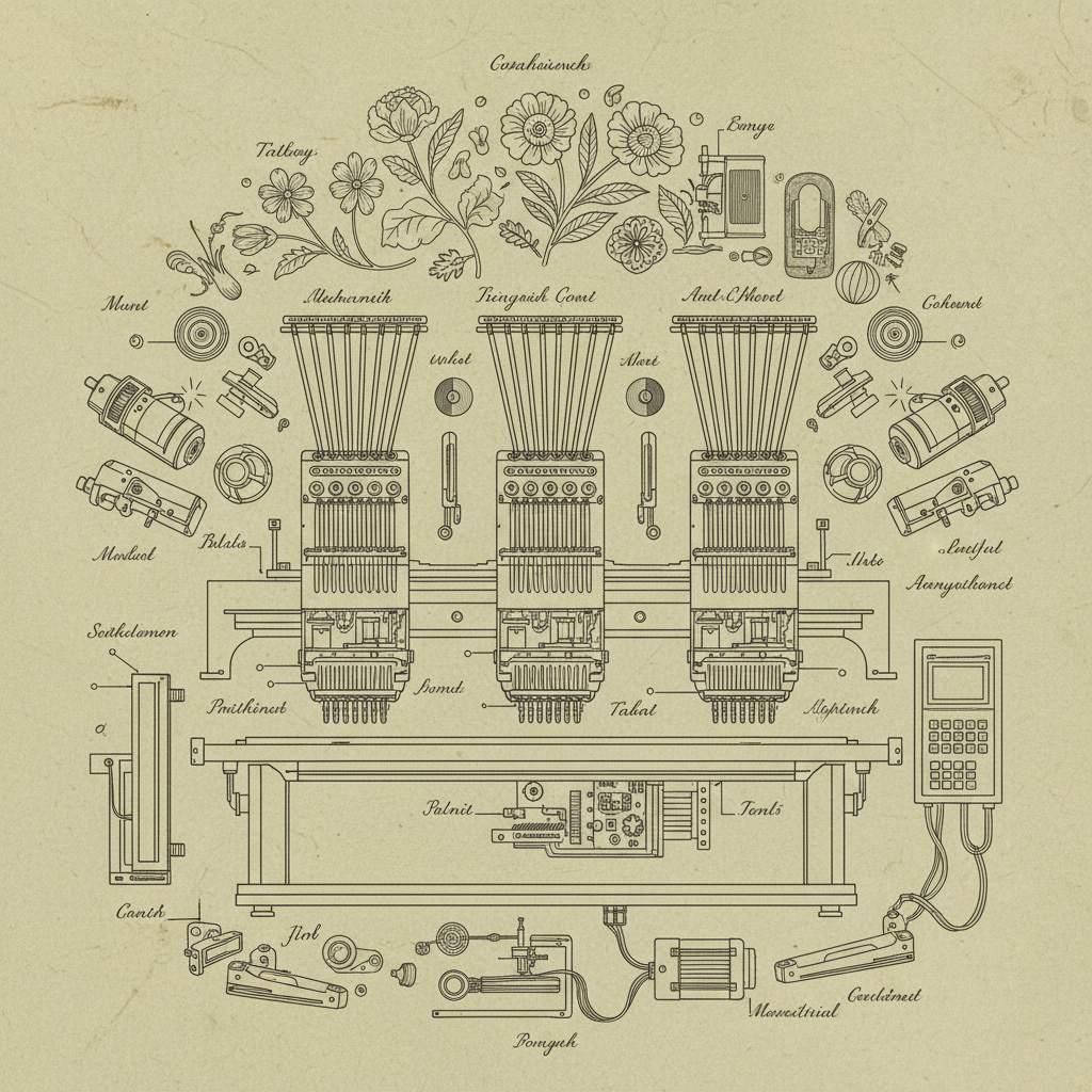 Exploring the Landscape of Modern 4 Head Embroidery Machine Technology