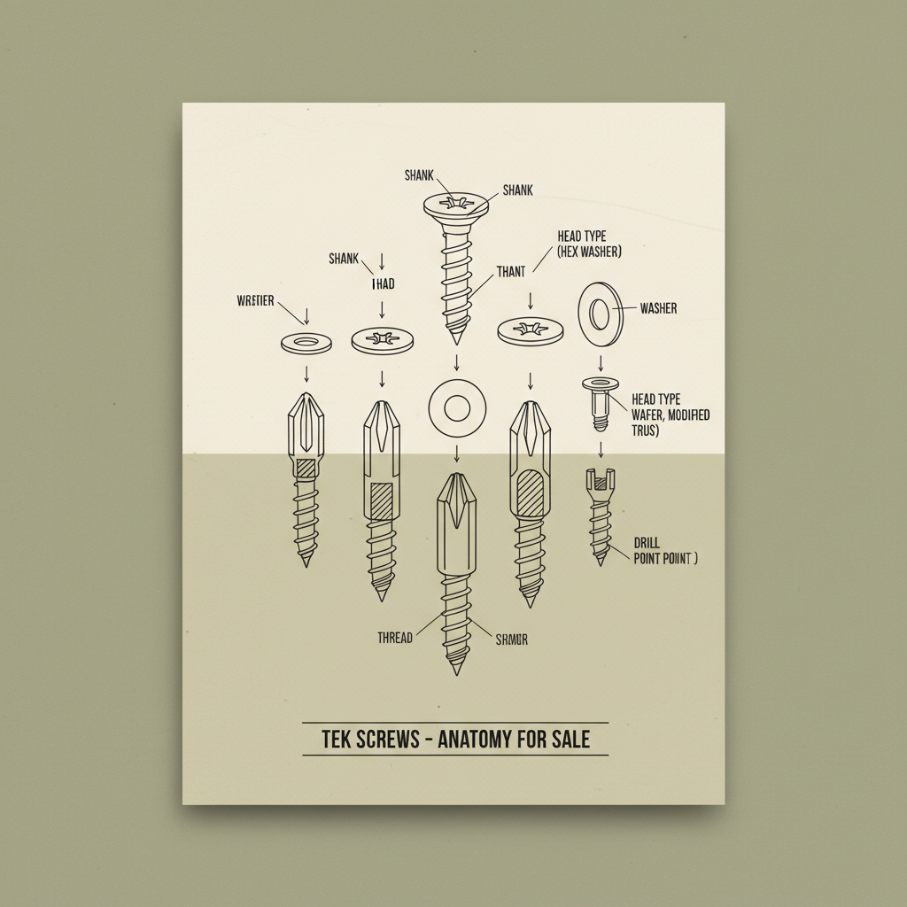 High Quality Tek Screws for Sale Ensuring Durable Fastening Solutions