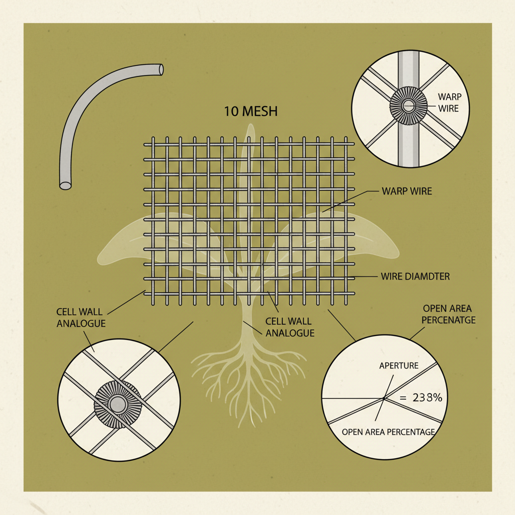 10 mesh stainless steel screen