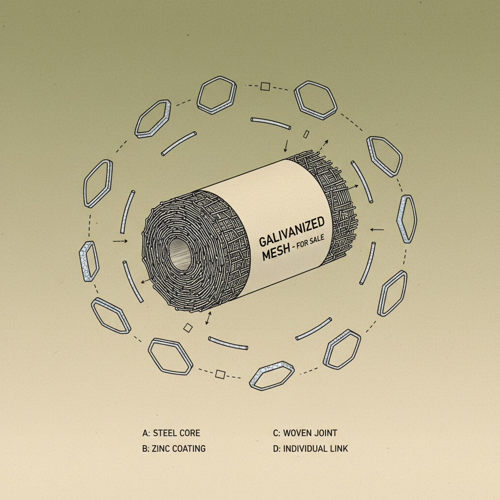 galvanized wire mesh for sale