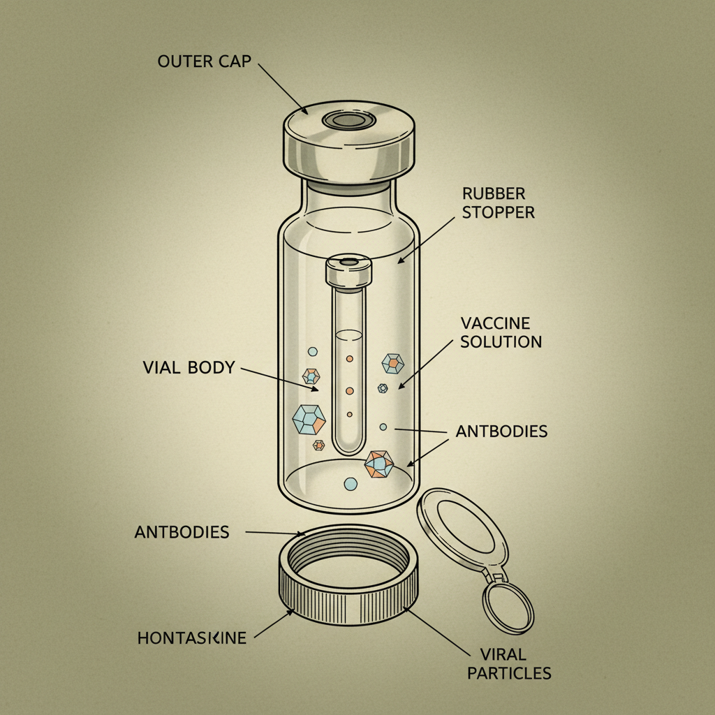 plastic vaccine vials