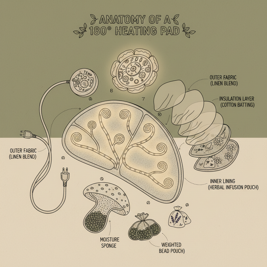 180 degree heating pad