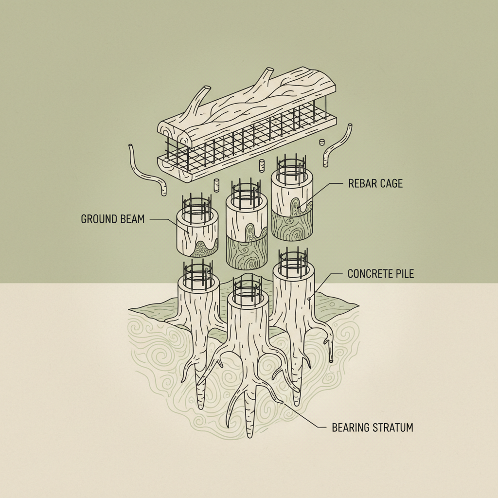 Exploring Pile and Ground Beam Foundation Solutions for Modern Construction