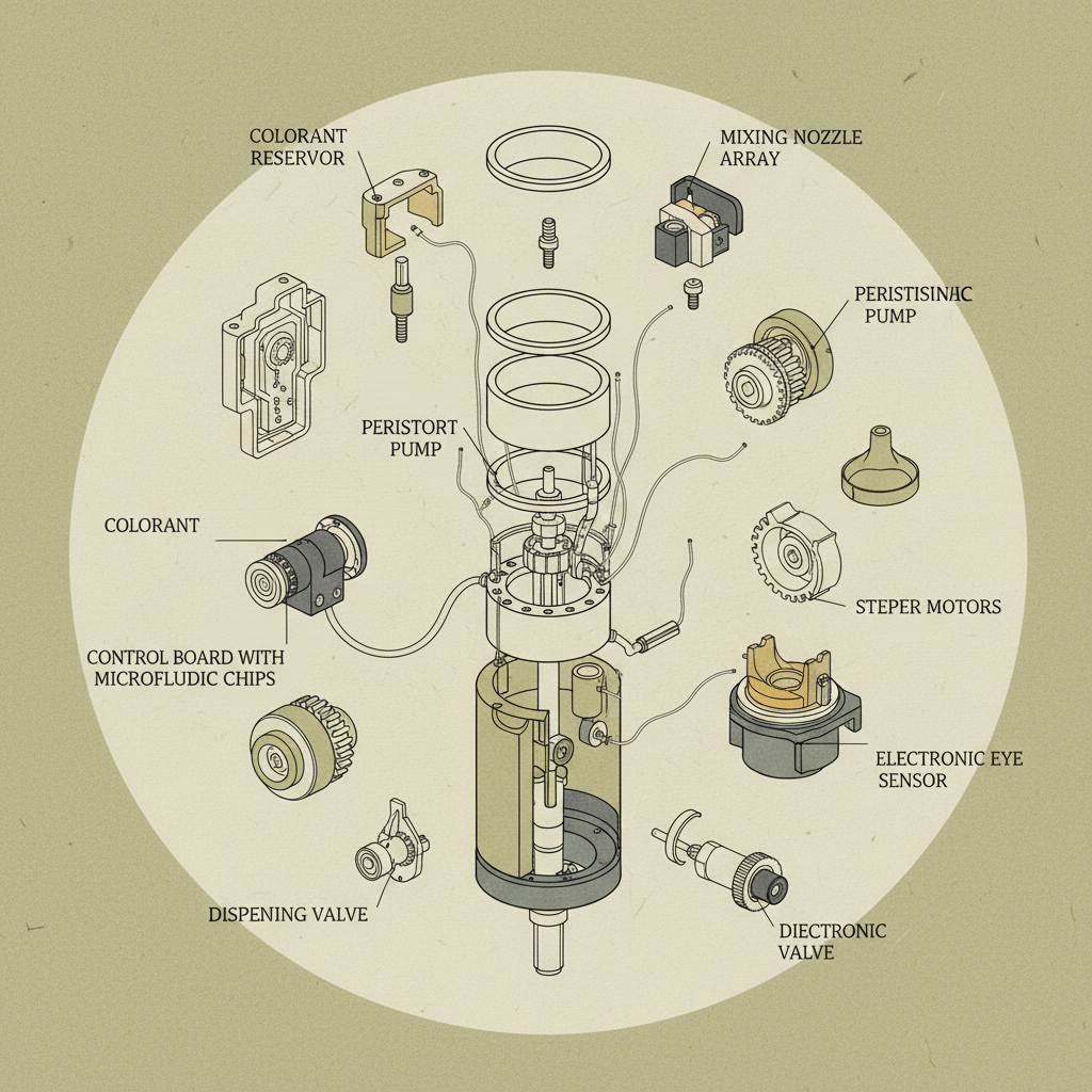automatic paint dispenser