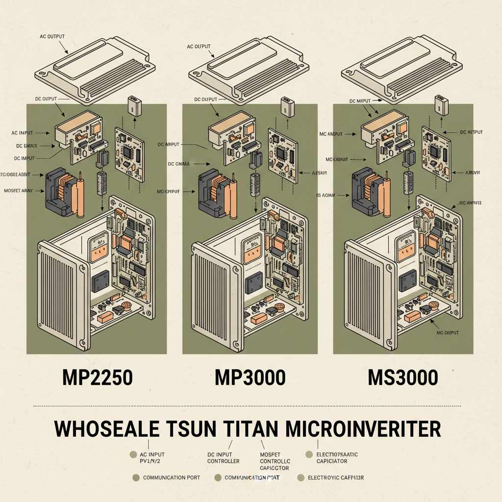 Detailed Analysis of Wholesale Tsun Titan Microinverter MP2250 MP3000 MS3000 Durability