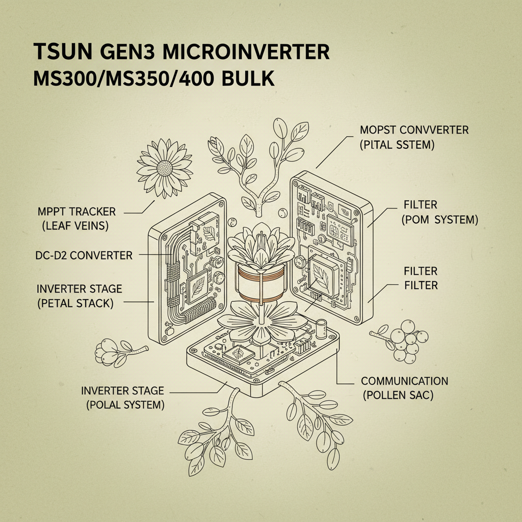 Tsun Gen3 Microinverter Ms300ms350ms400 Bulk Reliability and Design Considerations