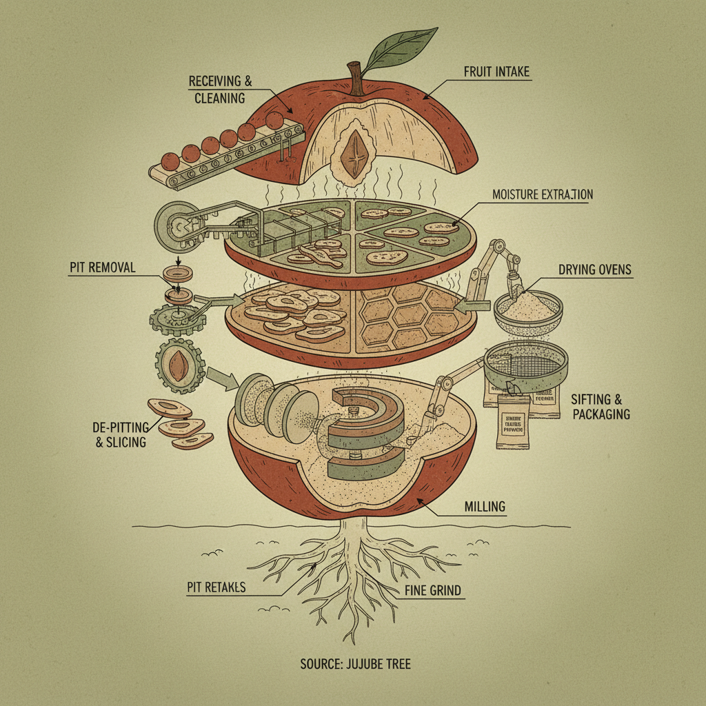 jujube fruit powder factory