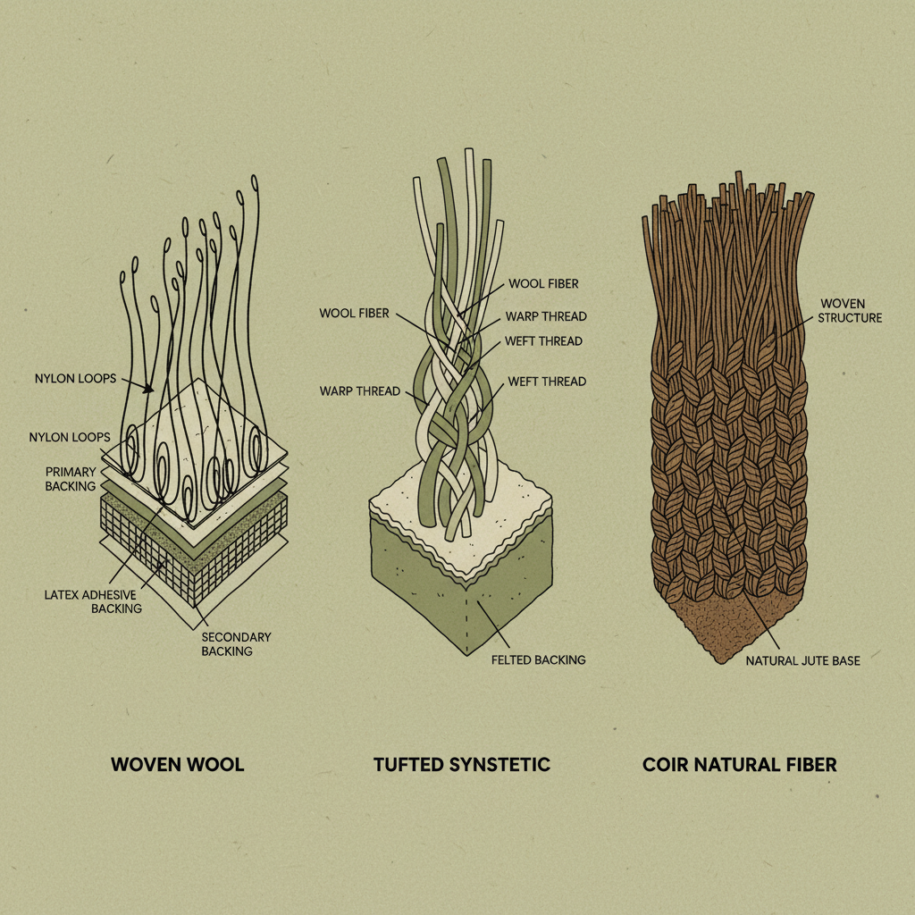 Navigating The Complex World of Different Carpet Materials and Durability