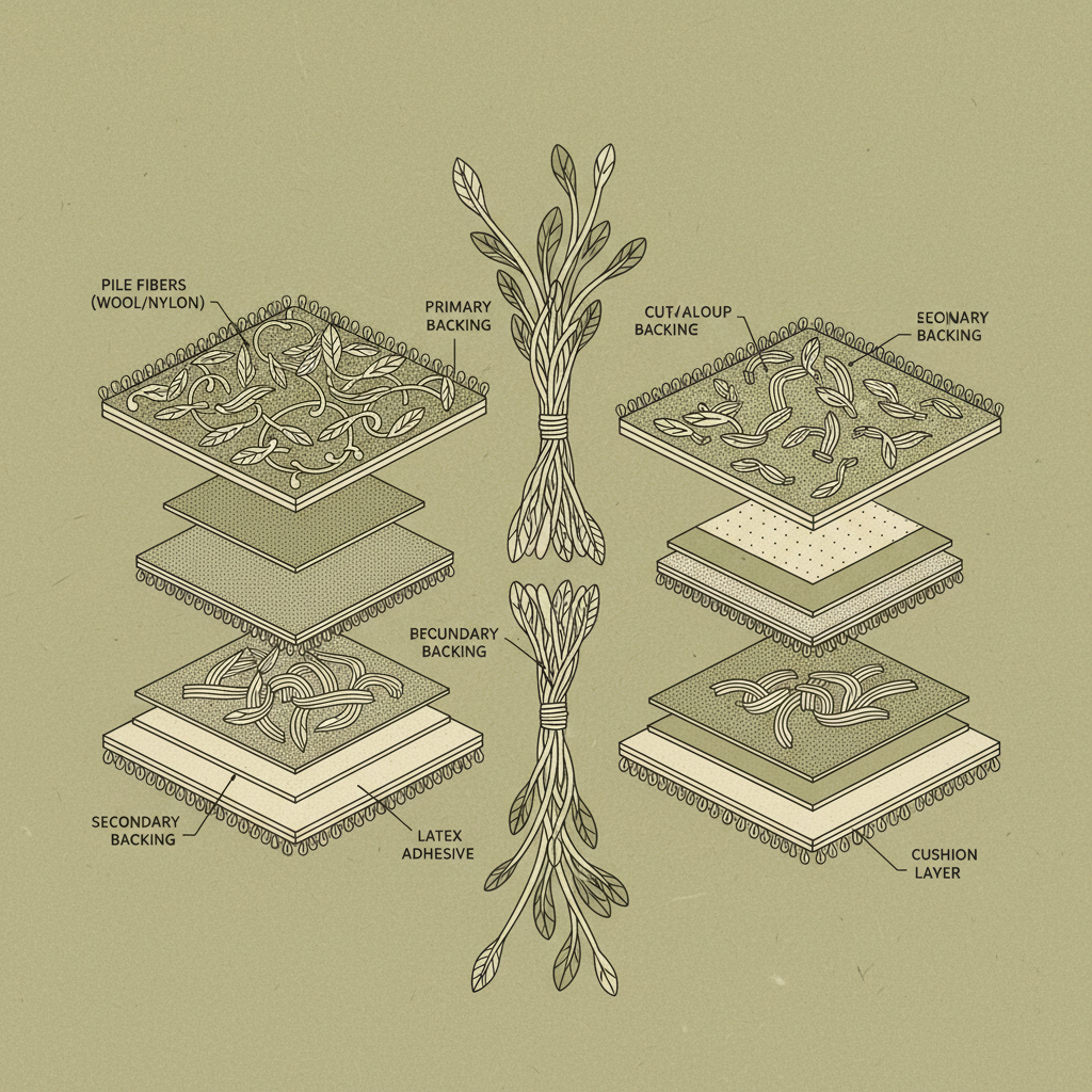 Exploring Durable Carpet Types and Construction Material Selection