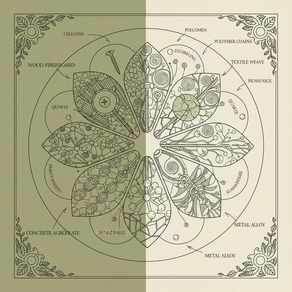 types of materials in interior design