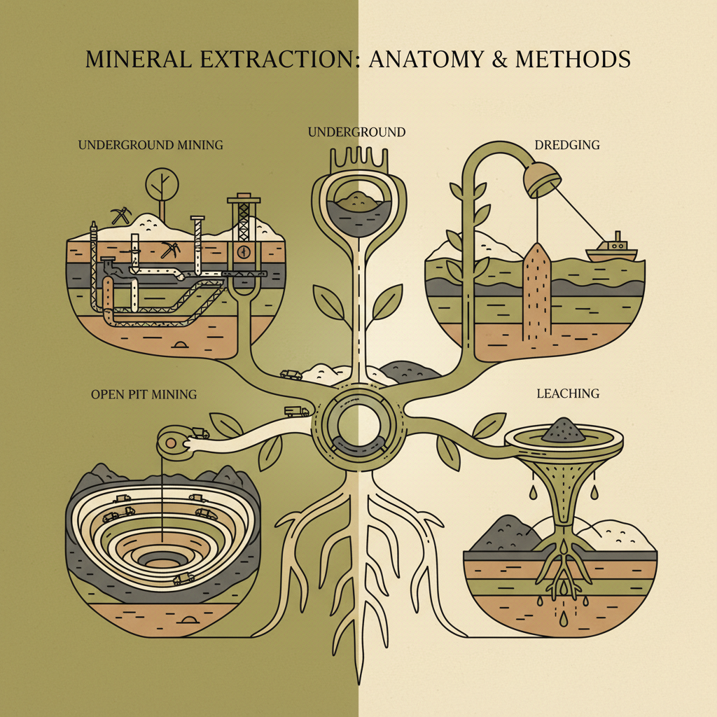 Exploring Diverse Types of Extraction of Minerals and Sustainable Practices