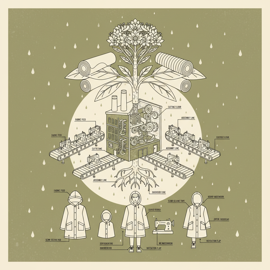 Exploring Modern Trends in Raincoat Factory Manufacturing and Design