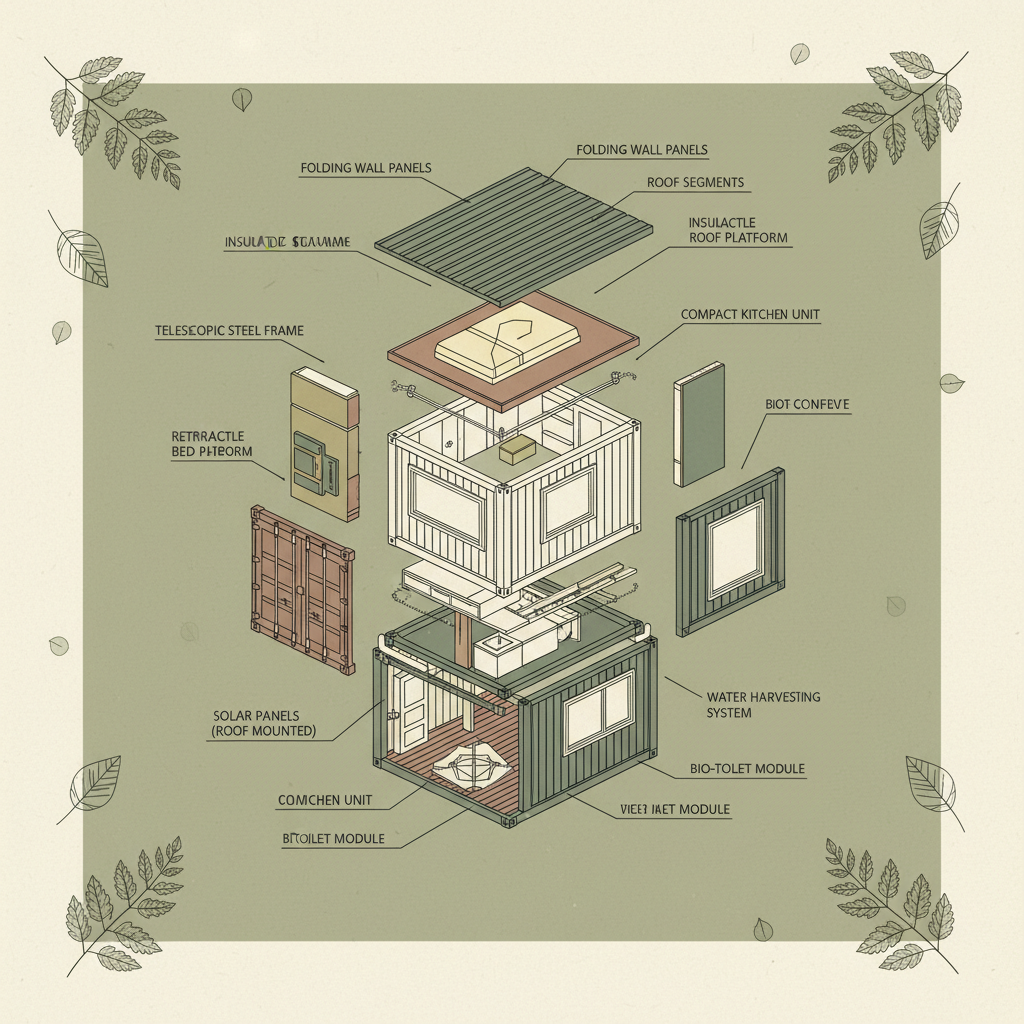 expandable container house china