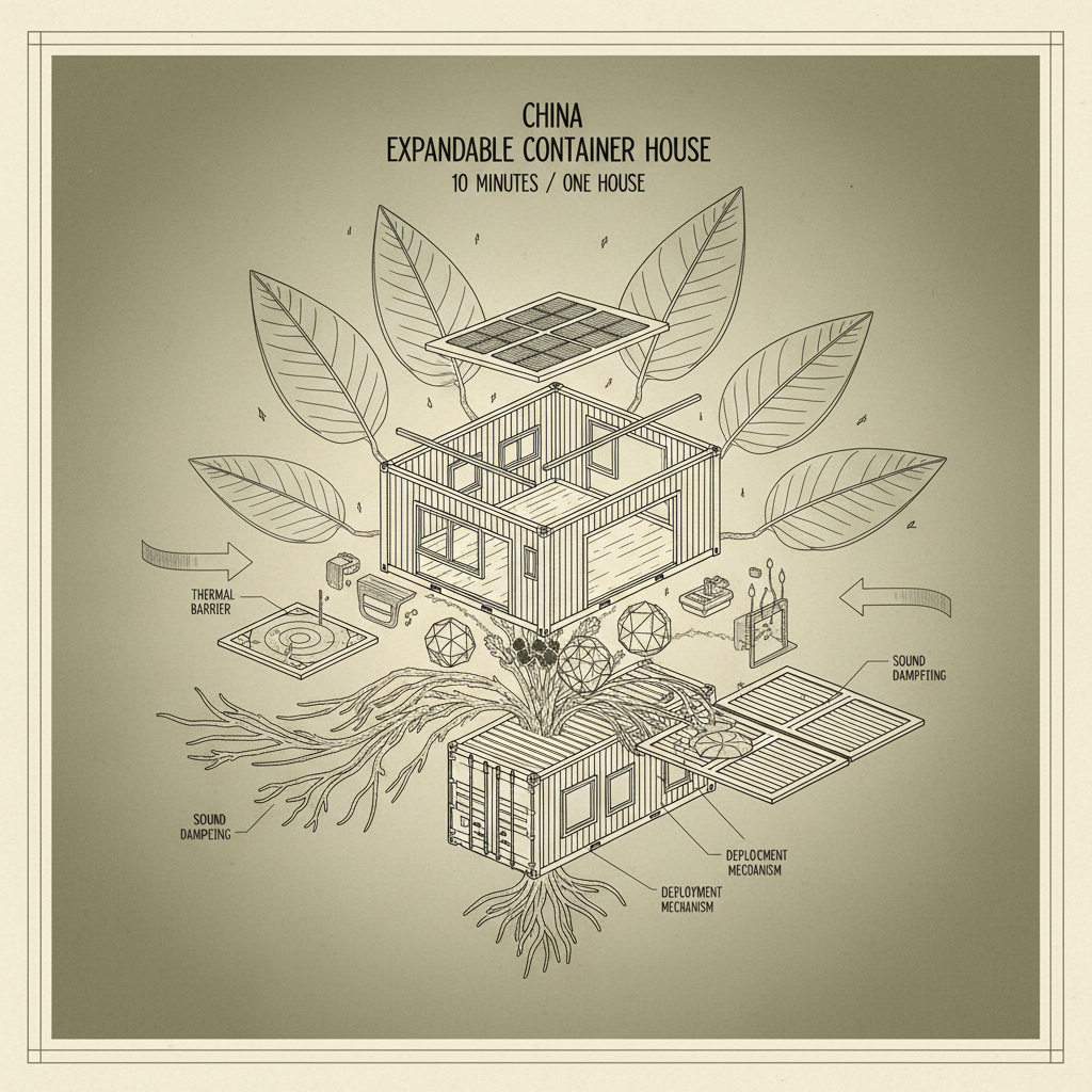 China Expandable Container House 10 Minutes One House Revolutionizing Rapid Deployment