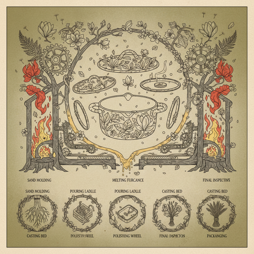 Optimizing Design and Durability in Modern Cast Iron Pots Factory Production